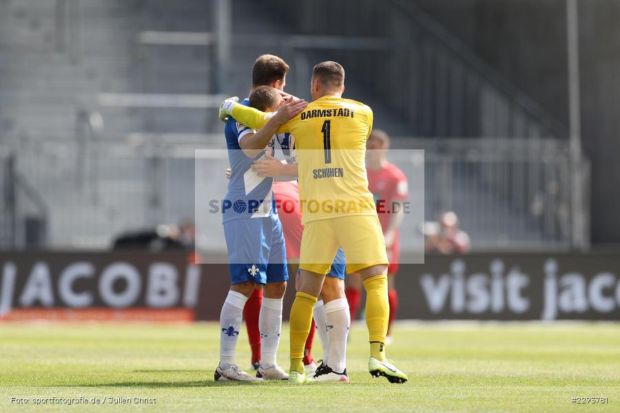 Lars Lukas Mai, Torjubel, Marcel Schuhen, Merck-Stadion, Darmstadt, 16.05.2021, DFL, sport, action, Fussball, Deutschland, Mai 2021, Saison 2020/2021, FCH, SVD, Bundesliga, 2. Bundesliga, FC Heidenheim 1846, SV Darmstadt 98 - Bild-ID: 2293781
