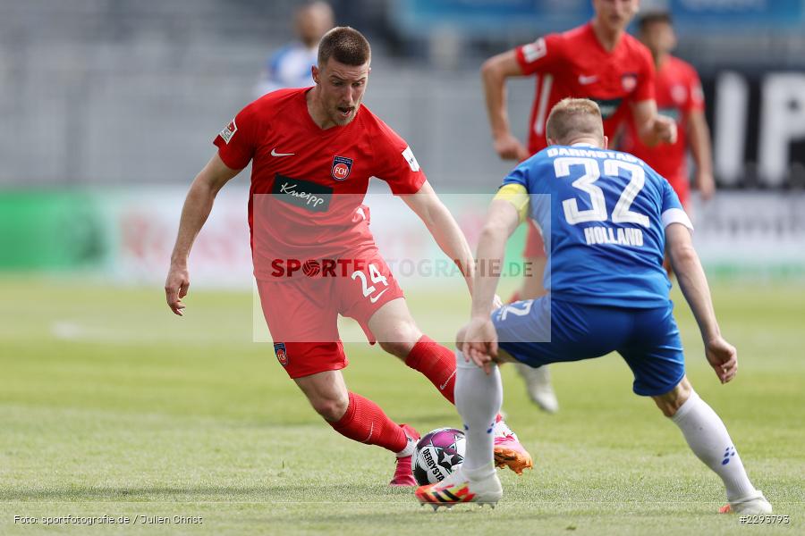 Fabian Holland, Christian Kühlwetter, Merck-Stadion, Darmstadt, 16.05.2021, DFL, sport, action, Fussball, Deutschland, Mai 2021, Saison 2020/2021, FCH, SVD, Bundesliga, 2. Bundesliga, FC Heidenheim 1846, SV Darmstadt 98 - Bild-ID: 2293793