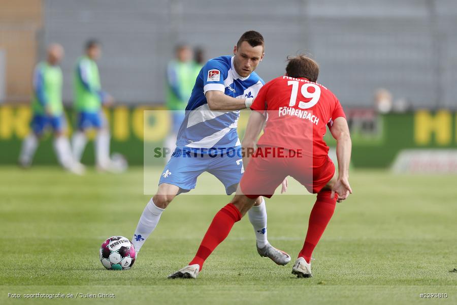 Christian Clemens, Merck-Stadion, Darmstadt, 16.05.2021, DFL, sport, action, Fussball, Deutschland, Mai 2021, Saison 2020/2021, FCH, SVD, Bundesliga, 2. Bundesliga, FC Heidenheim 1846, SV Darmstadt 98 - Bild-ID: 2293810