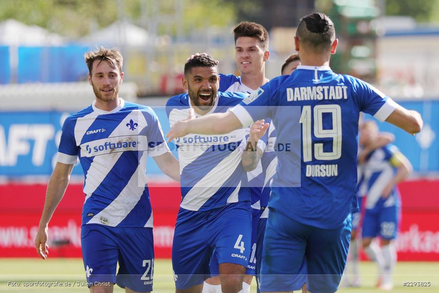 Tor, Torjubel, Serdar Dursun, Merck-Stadion, Darmstadt, 16.05.2021, DFL, sport, action, Fussball, Deutschland, Mai 2021, Saison 2020/2021, FCH, SVD, Bundesliga, 2. Bundesliga, FC Heidenheim 1846, SV Darmstadt 98 - Bild-ID: 2293825