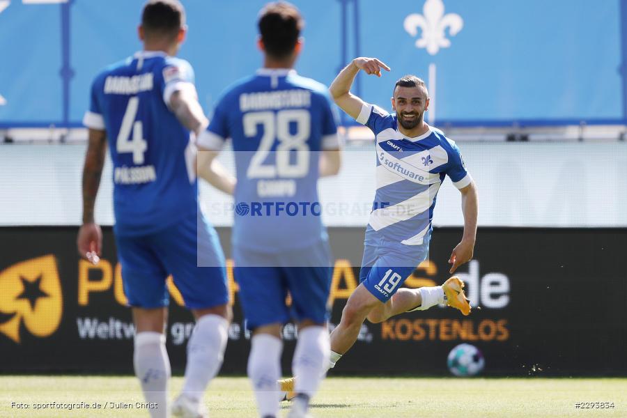 Torjubel, Tor, Serdar Dursun, Merck-Stadion, Darmstadt, 16.05.2021, DFL, sport, action, Fussball, Deutschland, Mai 2021, Saison 2020/2021, FCH, SVD, Bundesliga, 2. Bundesliga, FC Heidenheim 1846, SV Darmstadt 98 - Bild-ID: 2293834 Torjubel, Tor, Serdar Dursun, Merck-Stadion, Darmstadt, 16.05.2021, DFL, sport, action, Fussball, Deutschland, Mai 2021, Saison 2020/2021, FCH, SVD, Bundesliga, 2. Bundesliga, FC Heidenheim 1846, SV Darmstadt 98 - Bild-ID: 2293834