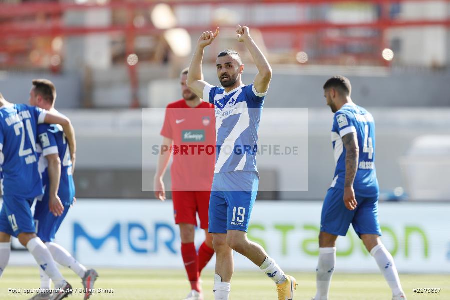 Torjubel, Tor, Serdar Dursun, Merck-Stadion, Darmstadt, 16.05.2021, DFL, sport, action, Fussball, Deutschland, Mai 2021, Saison 2020/2021, FCH, SVD, Bundesliga, 2. Bundesliga, FC Heidenheim 1846, SV Darmstadt 98 - Bild-ID: 2293837 Torjubel, Tor, Serdar Dursun, Merck-Stadion, Darmstadt, 16.05.2021, DFL, sport, action, Fussball, Deutschland, Mai 2021, Saison 2020/2021, FCH, SVD, Bundesliga, 2. Bundesliga, FC Heidenheim 1846, SV Darmstadt 98 - Bild-ID: 2293837