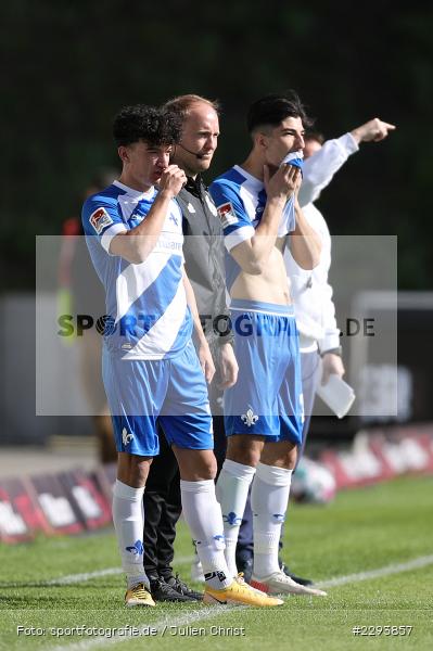 Ensar Arslan, Henry Crosthwaite, Merck-Stadion, Darmstadt, 16.05.2021, DFL, sport, action, Fussball, Deutschland, Mai 2021, Saison 2020/2021, FCH, SVD, Bundesliga, 2. Bundesliga, FC Heidenheim 1846, SV Darmstadt 98 - Bild-ID: 2293857