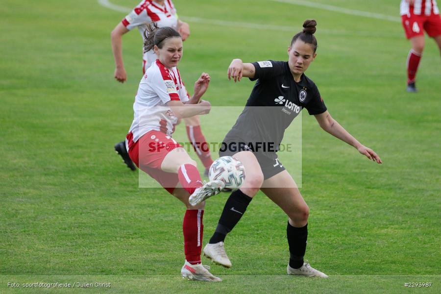 Vanessza Nagy, Maria Ansmann, Stadion am Brentanobad, Frankfurt, 19.05.2021, DFL, sport, action, Fussball, Deutschland, Mai 2021, Saison 2020/2021, FWK, SGE, Frauen, Süd, 2. Frauen-Bundesliga, FC Würzburger Kickers, Eintracht Frankfurt II - Bild-ID: 2293987 Vanessza Nagy, Maria Ansmann, Stadion am Brentanobad, Frankfurt, 19.05.2021, DFL, sport, action, Fussball, Deutschland, Mai 2021, Saison 2020/2021, FWK, SGE, Frauen, Süd, 2. Frauen-Bundesliga, FC Würzburger Kickers, Eintracht Frankfurt II - Bild-ID: 2293987