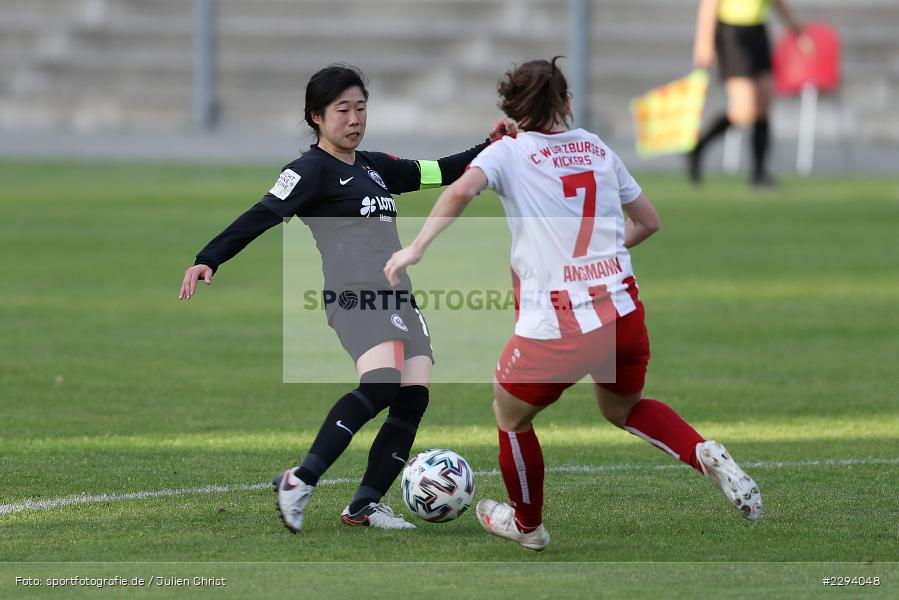 Maria Ansmann, Mai Hirata, Stadion am Brentanobad, Frankfurt, 19.05.2021, DFL, sport, action, Fussball, Deutschland, Mai 2021, Saison 2020/2021, FWK, SGE, Frauen, Süd, 2. Frauen-Bundesliga, FC Würzburger Kickers, Eintracht Frankfurt II - Bild-ID: 2294048 Maria Ansmann, Mai Hirata, Stadion am Brentanobad, Frankfurt, 19.05.2021, DFL, sport, action, Fussball, Deutschland, Mai 2021, Saison 2020/2021, FWK, SGE, Frauen, Süd, 2. Frauen-Bundesliga, FC Würzburger Kickers, Eintracht Frankfurt II - Bild-ID: 2294048