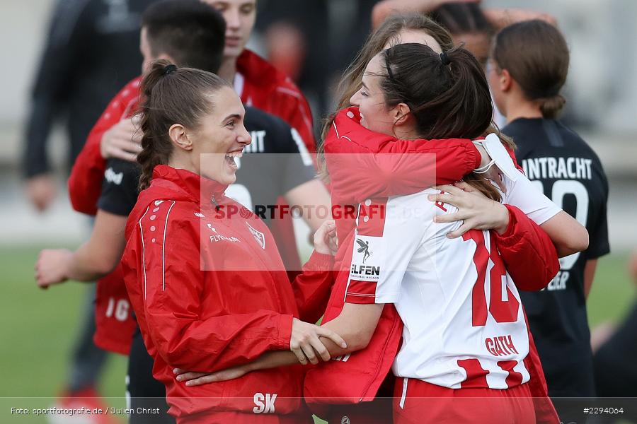 Jubel, Marsia Gath, Sophia Klärle, Stadion am Brentanobad, Frankfurt, 19.05.2021, DFL, sport, action, Fussball, Deutschland, Mai 2021, Saison 2020/2021, FWK, SGE, Frauen, Süd, 2. Frauen-Bundesliga, FC Würzburger Kickers, Eintracht Frankfurt II - Bild-ID: 2294064 Jubel, Marsia Gath, Sophia Klärle, Stadion am Brentanobad, Frankfurt, 19.05.2021, DFL, sport, action, Fussball, Deutschland, Mai 2021, Saison 2020/2021, FWK, SGE, Frauen, Süd, 2. Frauen-Bundesliga, FC Würzburger Kickers, Eintracht Frankfurt II - Bild-ID: 2294064