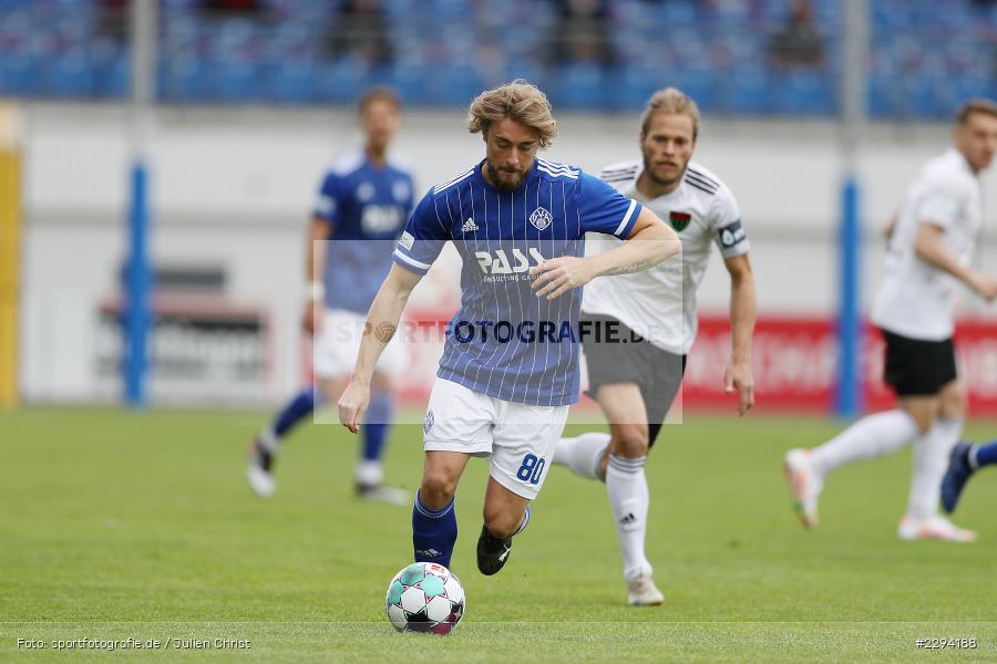 Marcel Schelle, Stadion am Schoenbusch, Aschaffenburg, 22.05.2021, BFV, sport, action, Fussball, Deutschland, Mai 2021, Playoff, Play-Offs, 2019/2020, Regionalliga Bayern, FC05, SVA, Sportverein Viktoria 01 e. V, 1. FC Schweinfurt 05, SV Viktoria Aschaffenburg - Bild-ID: 2294188