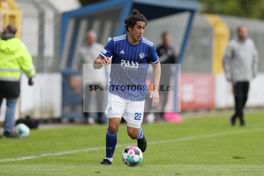 Hamza Boutakhrit, Stadion am Schoenbusch, Aschaffenburg, 22.05.2021, BFV, sport, action, Fussball, Deutschland, Mai 2021, Playoff, Play-Offs, 2019/2020, Regionalliga Bayern, FC05, SVA, Sportverein Viktoria 01 e. V, 1. FC Schweinfurt 05, SV Viktoria Aschaffenburg - Bild-ID: 2294208