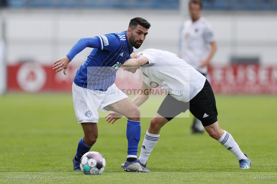 Ugurtan Kizilyar, Stadion am Schoenbusch, Aschaffenburg, 22.05.2021, BFV, sport, action, Fussball, Deutschland, Mai 2021, Playoff, Play-Offs, 2019/2020, Regionalliga Bayern, FC05, SVA, Sportverein Viktoria 01 e. V, 1. FC Schweinfurt 05, SV Viktoria Aschaffenburg - Bild-ID: 2294220