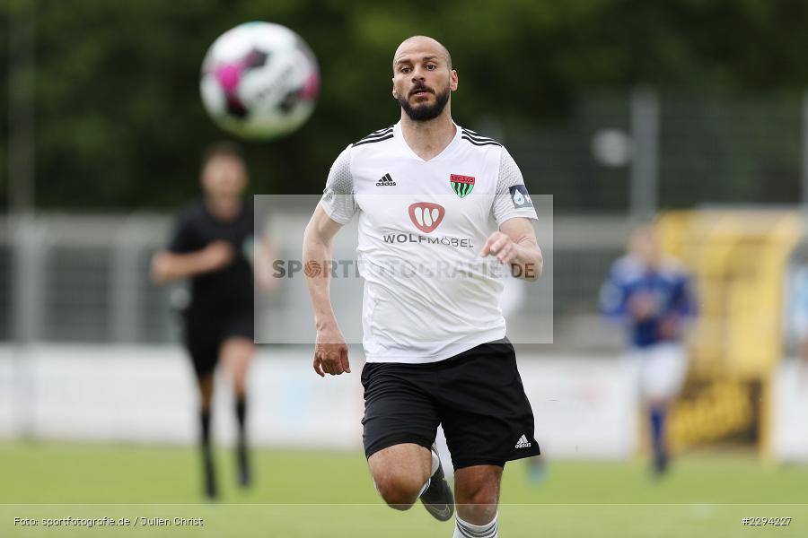 Adam Jabiri, Stadion am Schoenbusch, Aschaffenburg, 22.05.2021, BFV, sport, action, Fussball, Deutschland, Mai 2021, Playoff, Play-Offs, 2019/2020, Regionalliga Bayern, FC05, SVA, Sportverein Viktoria 01 e. V, 1. FC Schweinfurt 05, SV Viktoria Aschaffenburg - Bild-ID: 2294227