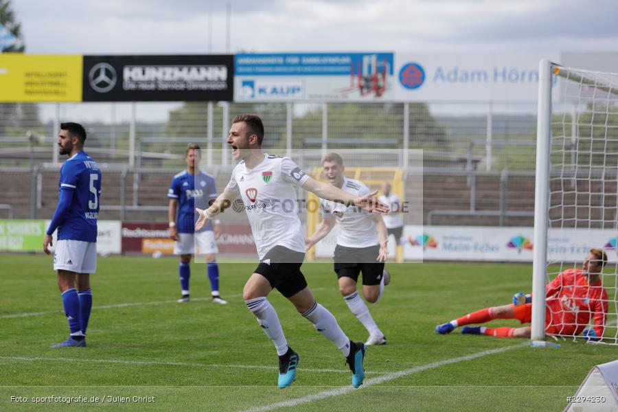 Freude, Torjubel, Lukas Ramser, Stadion am Schoenbusch, Aschaffenburg, 22.05.2021, BFV, sport, action, Fussball, Deutschland, Mai 2021, Playoff, Play-Offs, 2019/2020, Regionalliga Bayern, FC05, SVA, Sportverein Viktoria 01 e. V, 1. FC Schweinfurt 05, SV Viktoria Aschaffenburg - Bild-ID: 2294230 Freude, Torjubel, Lukas Ramser, Stadion am Schoenbusch, Aschaffenburg, 22.05.2021, BFV, sport, action, Fussball, Deutschland, Mai 2021, Playoff, Play-Offs, 2019/2020, Regionalliga Bayern, FC05, SVA, Sportverein Viktoria 01 e. V, 1. FC Schweinfurt 05, SV Viktoria Aschaffenburg - Bild-ID: 2294230
