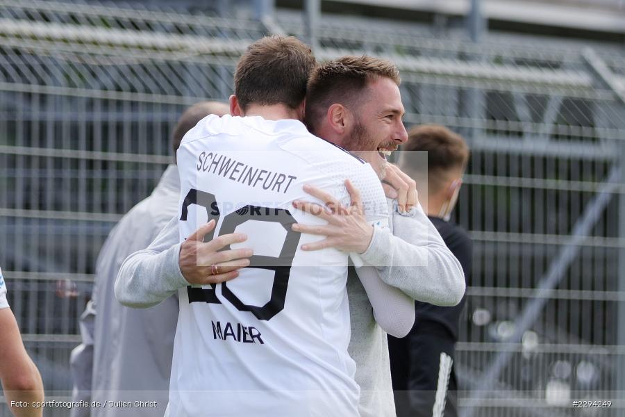 Philipp Maier, Jubel, Tobias Strobl, Stadion am Schoenbusch, Aschaffenburg, 22.05.2021, BFV, sport, action, Fussball, Deutschland, Mai 2021, Playoff, Play-Offs, 2019/2020, Regionalliga Bayern, FC05, SVA, Sportverein Viktoria 01 e. V, 1. FC Schweinfurt 05, SV Viktoria Aschaffenburg - Bild-ID: 2294249 Philipp Maier, Jubel, Tobias Strobl, Stadion am Schoenbusch, Aschaffenburg, 22.05.2021, BFV, sport, action, Fussball, Deutschland, Mai 2021, Playoff, Play-Offs, 2019/2020, Regionalliga Bayern, FC05, SVA, Sportverein Viktoria 01 e. V, 1. FC Schweinfurt 05, SV Viktoria Aschaffenburg - Bild-ID: 2294249