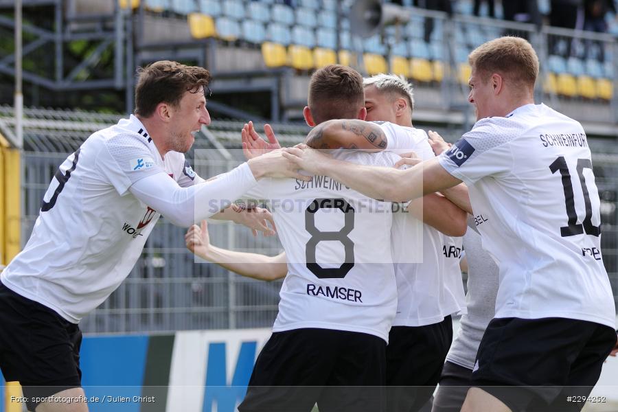 Emotionen, Tor, Torjubel, Lukas Ramser, Stadion am Schoenbusch, Aschaffenburg, 22.05.2021, BFV, sport, action, Fussball, Deutschland, Mai 2021, Playoff, Play-Offs, 2019/2020, Regionalliga Bayern, FC05, SVA, Sportverein Viktoria 01 e. V, 1. FC Schweinfurt 05, SV Viktoria Aschaffenburg - Bild-ID: 2294252 Emotionen, Tor, Torjubel, Lukas Ramser, Stadion am Schoenbusch, Aschaffenburg, 22.05.2021, BFV, sport, action, Fussball, Deutschland, Mai 2021, Playoff, Play-Offs, 2019/2020, Regionalliga Bayern, FC05, SVA, Sportverein Viktoria 01 e. V, 1. FC Schweinfurt 05, SV Viktoria Aschaffenburg - Bild-ID: 2294252