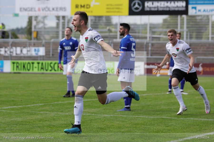 Ugurtan Kizilyar, Emotionen, Torjubel, Lukas Ramser, Stadion am Schoenbusch, Aschaffenburg, 22.05.2021, BFV, sport, action, Fussball, Deutschland, Mai 2021, Playoff, Play-Offs, 2019/2020, Regionalliga Bayern, FC05, SVA, Sportverein Viktoria 01 e. V, 1. FC Schweinfurt 05, SV Viktoria Aschaffenburg - Bild-ID: 2294254