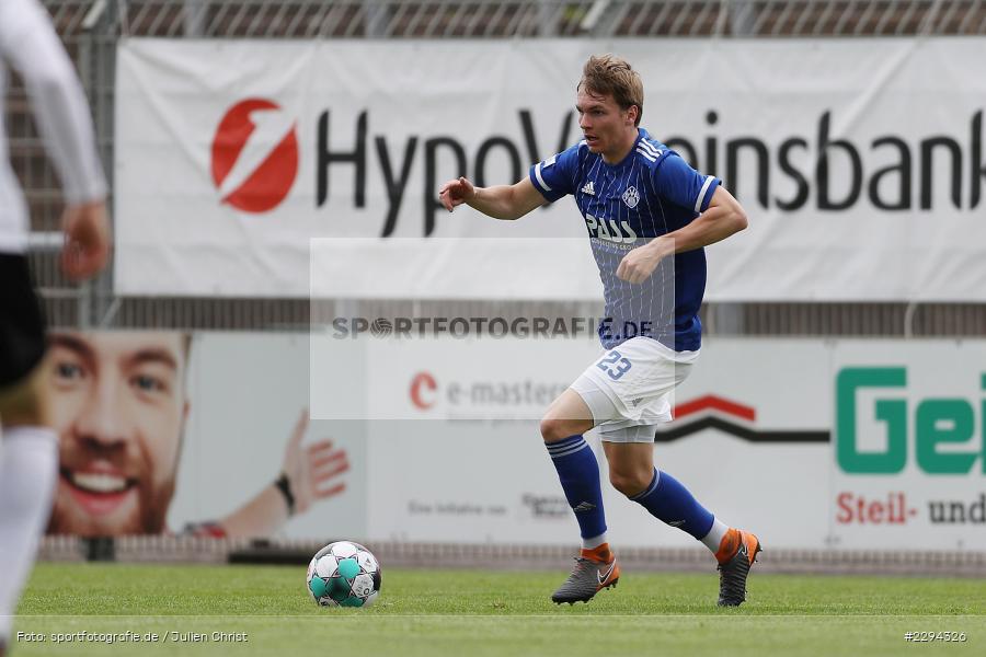 Tom Schulz, Stadion am Schoenbusch, Aschaffenburg, 22.05.2021, BFV, sport, action, Fussball, Deutschland, Mai 2021, Playoff, Play-Offs, 2019/2020, Regionalliga Bayern, FC05, SVA, Sportverein Viktoria 01 e. V, 1. FC Schweinfurt 05, SV Viktoria Aschaffenburg - Bild-ID: 2294326