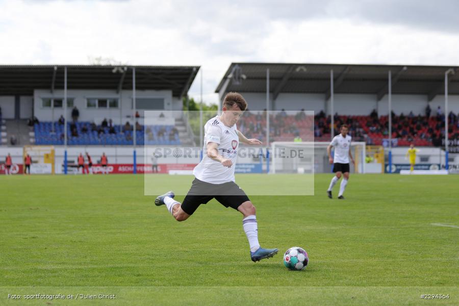 Thomas Haas, Stadion am Schoenbusch, Aschaffenburg, 22.05.2021, BFV, sport, action, Fussball, Deutschland, Mai 2021, Playoff, Play-Offs, 2019/2020, Regionalliga Bayern, FC05, SVA, Sportverein Viktoria 01 e. V, 1. FC Schweinfurt 05, SV Viktoria Aschaffenburg - Bild-ID: 2294364