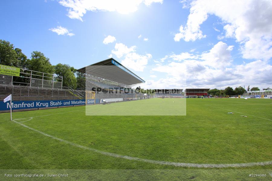 Ansicht, Innenraum, Stadion am Schoenbusch, Aschaffenburg, 22.05.2021, BFV, sport, action, Fussball, Deutschland, Mai 2021, Playoff, Play-Offs, 2019/2020, Regionalliga Bayern, FC05, SVA, Sportverein Viktoria 01 e. V, 1. FC Schweinfurt 05, SV Viktoria Aschaffenburg - Bild-ID: 2294386