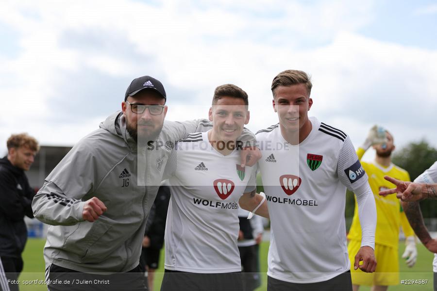 Emotionen, Jubel, Jan Gernlein, Vitus Scheithauer, Martin Thomann, Stadion am Schoenbusch, Aschaffenburg, 22.05.2021, BFV, sport, action, Fussball, Deutschland, Mai 2021, Playoff, Play-Offs, 2019/2020, Regionalliga Bayern, FC05, SVA, Sportverein Viktoria 01 e. V, 1. FC Schweinfurt 05, SV Viktoria Aschaffenburg - Bild-ID: 2294387 Emotionen, Jubel, Jan Gernlein, Vitus Scheithauer, Martin Thomann, Stadion am Schoenbusch, Aschaffenburg, 22.05.2021, BFV, sport, action, Fussball, Deutschland, Mai 2021, Playoff, Play-Offs, 2019/2020, Regionalliga Bayern, FC05, SVA, Sportverein Viktoria 01 e. V, 1. FC Schweinfurt 05, SV Viktoria Aschaffenburg - Bild-ID: 2294387