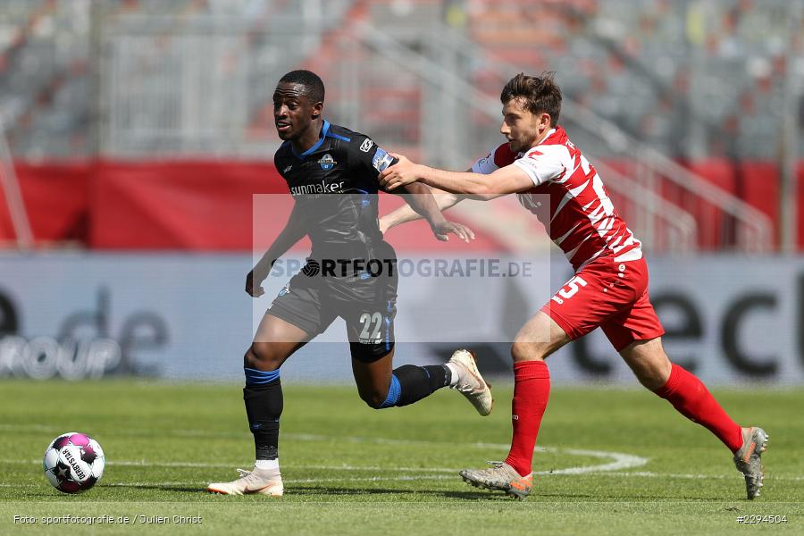 Dominik Meisel, Christopher Antwi-Adjej, FLYERALARM Arena, Würzburg, 23.05.2021, DFL, sport, action, Fussball, Deutschland, Mai 2021, Saison 2020/2021, SCP, FWK, Bundesliga, 2. Bundesliga, SC Paderborn, FC Würzburger Kickers - Bild-ID: 2294504 Dominik Meisel, Christopher Antwi-Adjej, FLYERALARM Arena, Würzburg, 23.05.2021, DFL, sport, action, Fussball, Deutschland, Mai 2021, Saison 2020/2021, SCP, FWK, Bundesliga, 2. Bundesliga, SC Paderborn, FC Würzburger Kickers - Bild-ID: 2294504