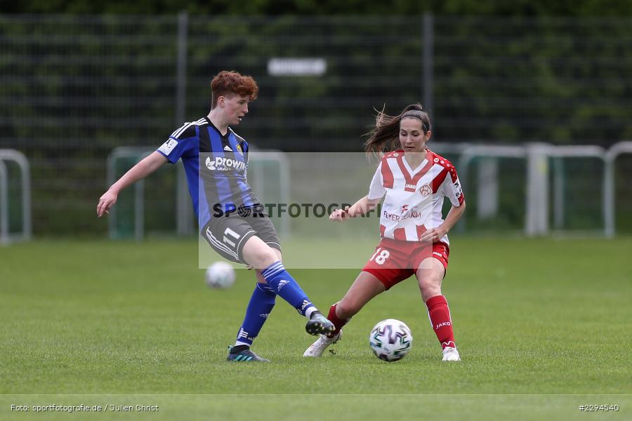 Marsia Gath, Leonie Stöhr, Soccergirl Sportpark, Würzburg, 23.05.2021, DFL, sport, action, Fussball, Deutschland, Mai 2021, Saison 2020/2021, FCS, FWK, Frauen, Süd, 2. Frauen-Bundesliga, 1. FC Saarbrücken, FC Würzburger Kickers - Bild-ID: 2294540 Marsia Gath, Leonie Stöhr, Soccergirl Sportpark, Würzburg, 23.05.2021, DFL, sport, action, Fussball, Deutschland, Mai 2021, Saison 2020/2021, FCS, FWK, Frauen, Süd, 2. Frauen-Bundesliga, 1. FC Saarbrücken, FC Würzburger Kickers - Bild-ID: 2294540