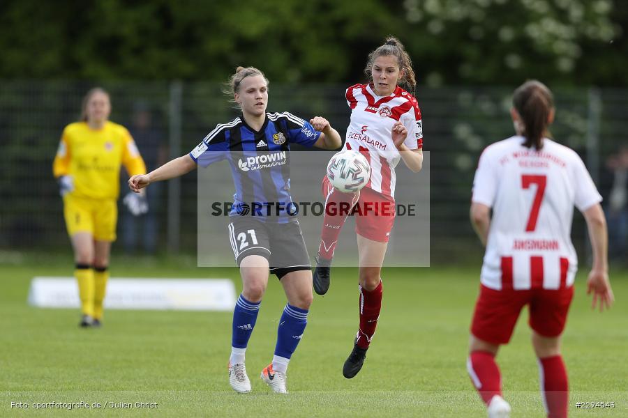 Nadine Anstatt, Eva Teubert, Soccergirl Sportpark, Würzburg, 23.05.2021, DFL, sport, action, Fussball, Deutschland, Mai 2021, Saison 2020/2021, FCS, FWK, Frauen, Süd, 2. Frauen-Bundesliga, 1. FC Saarbrücken, FC Würzburger Kickers - Bild-ID: 2294543 Nadine Anstatt, Eva Teubert, Soccergirl Sportpark, Würzburg, 23.05.2021, DFL, sport, action, Fussball, Deutschland, Mai 2021, Saison 2020/2021, FCS, FWK, Frauen, Süd, 2. Frauen-Bundesliga, 1. FC Saarbrücken, FC Würzburger Kickers - Bild-ID: 2294543