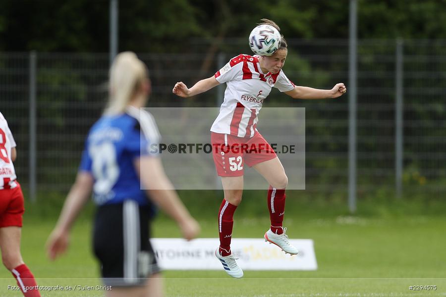 Antonia Hanke, Soccergirl Sportpark, Würzburg, 23.05.2021, DFL, sport, action, Fussball, Deutschland, Mai 2021, Saison 2020/2021, FCS, FWK, Frauen, Süd, 2. Frauen-Bundesliga, 1. FC Saarbrücken, FC Würzburger Kickers - Bild-ID: 2294575