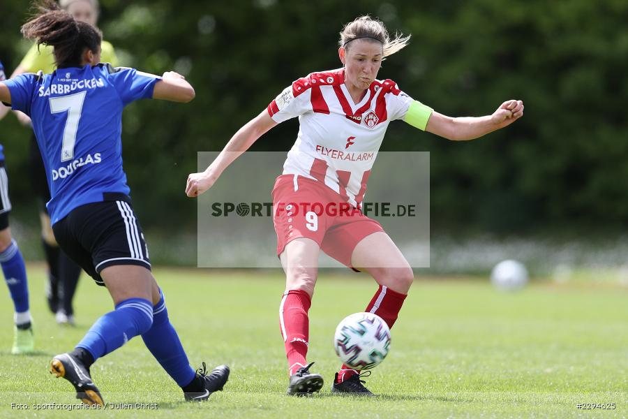 Luisa Scheidel, Soccergirl Sportpark, Würzburg, 23.05.2021, DFL, sport, action, Fussball, Deutschland, Mai 2021, Saison 2020/2021, FCS, FWK, Frauen, Süd, 2. Frauen-Bundesliga, 1. FC Saarbrücken, FC Würzburger Kickers - Bild-ID: 2294625