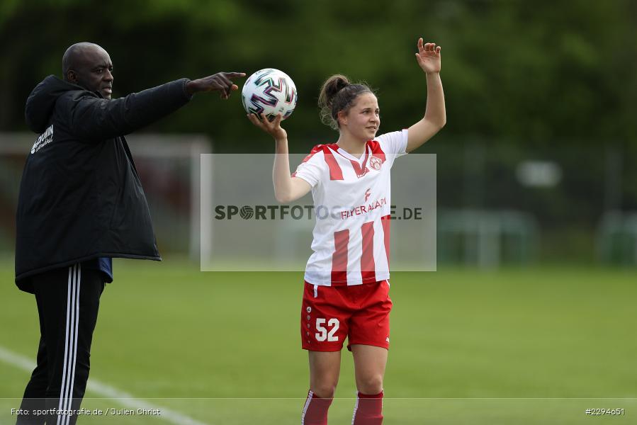 Antonia Hanke, Soccergirl Sportpark, Würzburg, 23.05.2021, DFL, sport, action, Fussball, Deutschland, Mai 2021, Saison 2020/2021, FCS, FWK, Frauen, Süd, 2. Frauen-Bundesliga, 1. FC Saarbrücken, FC Würzburger Kickers - Bild-ID: 2294651