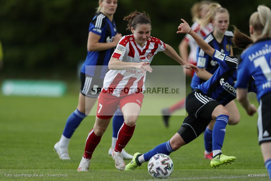 Maria Ansmann, Soccergirl Sportpark, Würzburg, 23.05.2021, DFL, sport, action, Fussball, Deutschland, Mai 2021, Saison 2020/2021, FCS, FWK, Frauen, Süd, 2. Frauen-Bundesliga, 1. FC Saarbrücken, FC Würzburger Kickers - Bild-ID: 2294663 Maria Ansmann, Soccergirl Sportpark, Würzburg, 23.05.2021, DFL, sport, action, Fussball, Deutschland, Mai 2021, Saison 2020/2021, FCS, FWK, Frauen, Süd, 2. Frauen-Bundesliga, 1. FC Saarbrücken, FC Würzburger Kickers - Bild-ID: 2294663