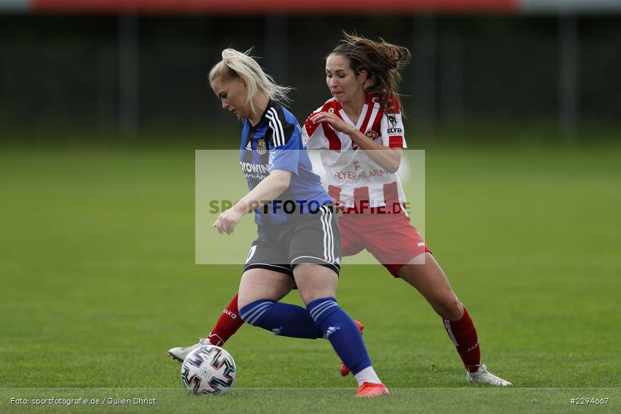 Marsia Gath, Samantha Denise Herrmann, Soccergirl Sportpark, Würzburg, 23.05.2021, DFL, sport, action, Fussball, Deutschland, Mai 2021, Saison 2020/2021, FCS, FWK, Frauen, Süd, 2. Frauen-Bundesliga, 1. FC Saarbrücken, FC Würzburger Kickers - Bild-ID: 2294667 Marsia Gath, Samantha Denise Herrmann, Soccergirl Sportpark, Würzburg, 23.05.2021, DFL, sport, action, Fussball, Deutschland, Mai 2021, Saison 2020/2021, FCS, FWK, Frauen, Süd, 2. Frauen-Bundesliga, 1. FC Saarbrücken, FC Würzburger Kickers - Bild-ID: 2294667
