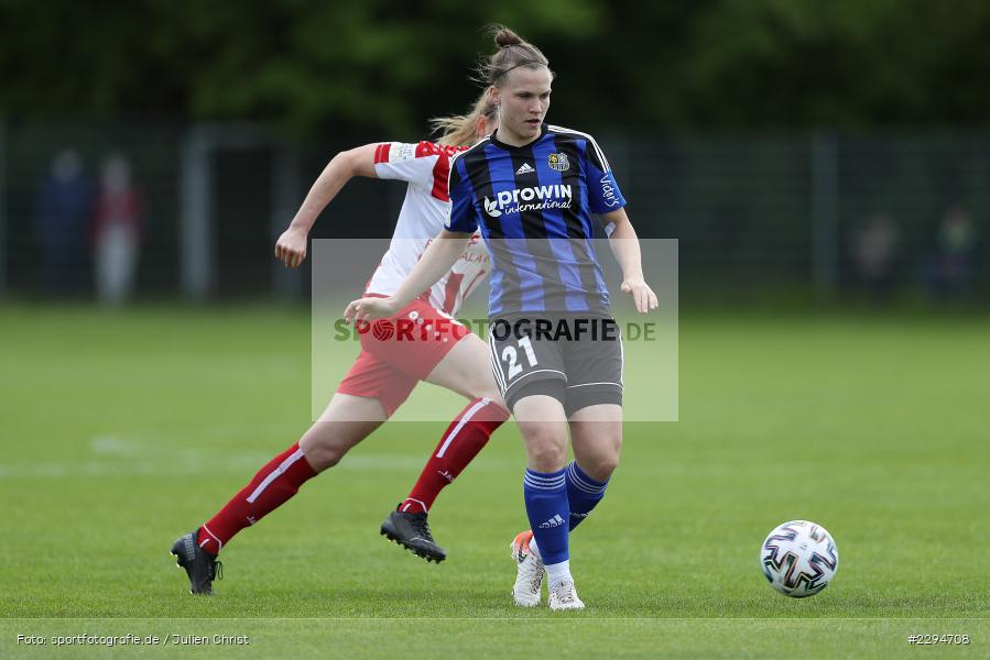 Nadine Anstatt, Soccergirl Sportpark, Würzburg, 23.05.2021, DFL, sport, action, Fussball, Deutschland, Mai 2021, Saison 2020/2021, FCS, FWK, Frauen, Süd, 2. Frauen-Bundesliga, 1. FC Saarbrücken, FC Würzburger Kickers - Bild-ID: 2294708