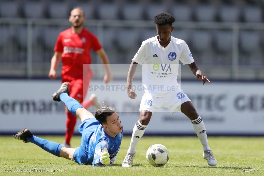 Nicolas Gröteke, Henok Teklab, Main-Echo Arena, Alzenau, 29.05.2021, DFB, sport, action, Fussball, Deutschland, Mai 2021, Saison 2020/2021, KSV, FCB, 4. Liga, Regionalliga, Regionalliga Südwest, KSV Hessen Kassel, FC Bayern Alzenau - Bild-ID: 2294714 Nicolas Gröteke, Henok Teklab, Main-Echo Arena, Alzenau, 29.05.2021, DFB, sport, action, Fussball, Deutschland, Mai 2021, Saison 2020/2021, KSV, FCB, 4. Liga, Regionalliga, Regionalliga Südwest, KSV Hessen Kassel, FC Bayern Alzenau - Bild-ID: 2294714