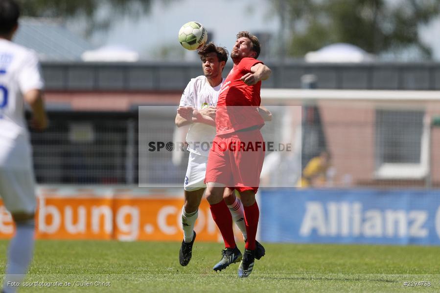 Sebastian Schmeer, Dominik Crljenec, Main-Echo Arena, Alzenau, 29.05.2021, DFB, sport, action, Fussball, Deutschland, Mai 2021, Saison 2020/2021, KSV, FCB, 4. Liga, Regionalliga, Regionalliga Südwest, KSV Hessen Kassel, FC Bayern Alzenau - Bild-ID: 2294738