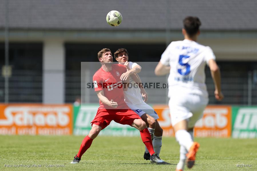 Dominik Crljenec, Sebastian Schmeer, Main-Echo Arena, Alzenau, 29.05.2021, DFB, sport, action, Fussball, Deutschland, Mai 2021, Saison 2020/2021, KSV, FCB, 4. Liga, Regionalliga, Regionalliga Südwest, KSV Hessen Kassel, FC Bayern Alzenau - Bild-ID: 2294741