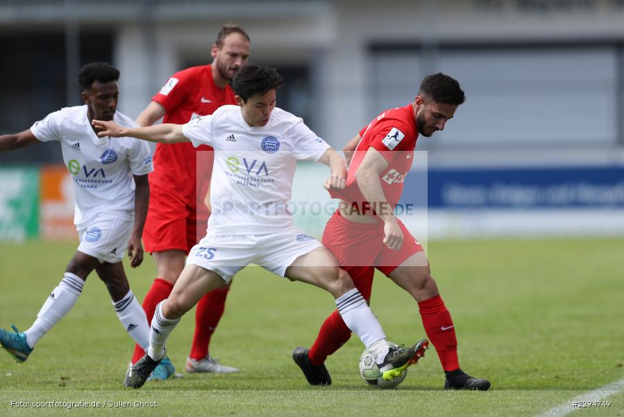 Aram Kahraman, Mingi Kang, Main-Echo Arena, Alzenau, 29.05.2021, DFB, sport, action, Fussball, Deutschland, Mai 2021, Saison 2020/2021, KSV, FCB, 4. Liga, Regionalliga, Regionalliga Südwest, KSV Hessen Kassel, FC Bayern Alzenau - Bild-ID: 2294749 Aram Kahraman, Mingi Kang, Main-Echo Arena, Alzenau, 29.05.2021, DFB, sport, action, Fussball, Deutschland, Mai 2021, Saison 2020/2021, KSV, FCB, 4. Liga, Regionalliga, Regionalliga Südwest, KSV Hessen Kassel, FC Bayern Alzenau - Bild-ID: 2294749