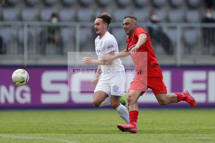 Mahir Saglik, Daniel Haritonov, Main-Echo Arena, Alzenau, 29.05.2021, DFB, sport, action, Fussball, Deutschland, Mai 2021, Saison 2020/2021, KSV, FCB, 4. Liga, Regionalliga, Regionalliga Südwest, KSV Hessen Kassel, FC Bayern Alzenau - Bild-ID: 2294753 Mahir Saglik, Daniel Haritonov, Main-Echo Arena, Alzenau, 29.05.2021, DFB, sport, action, Fussball, Deutschland, Mai 2021, Saison 2020/2021, KSV, FCB, 4. Liga, Regionalliga, Regionalliga Südwest, KSV Hessen Kassel, FC Bayern Alzenau - Bild-ID: 2294753