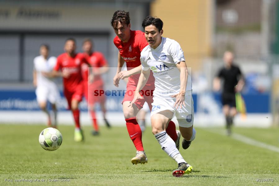 Mingi Kang, Luis Allmeroth, Main-Echo Arena, Alzenau, 29.05.2021, DFB, sport, action, Fussball, Deutschland, Mai 2021, Saison 2020/2021, KSV, FCB, 4. Liga, Regionalliga, Regionalliga Südwest, KSV Hessen Kassel, FC Bayern Alzenau - Bild-ID: 2294772 Mingi Kang, Luis Allmeroth, Main-Echo Arena, Alzenau, 29.05.2021, DFB, sport, action, Fussball, Deutschland, Mai 2021, Saison 2020/2021, KSV, FCB, 4. Liga, Regionalliga, Regionalliga Südwest, KSV Hessen Kassel, FC Bayern Alzenau - Bild-ID: 2294772