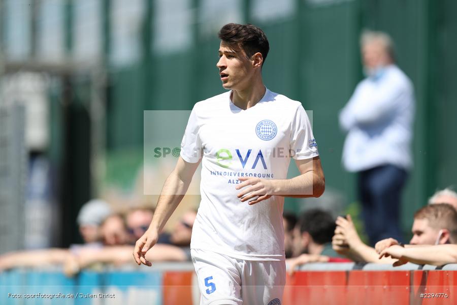 Lukas Mazagg, Main-Echo Arena, Alzenau, 29.05.2021, DFB, sport, action, Fussball, Deutschland, Mai 2021, Saison 2020/2021, KSV, FCB, 4. Liga, Regionalliga, Regionalliga Südwest, KSV Hessen Kassel, FC Bayern Alzenau - Bild-ID: 2294776