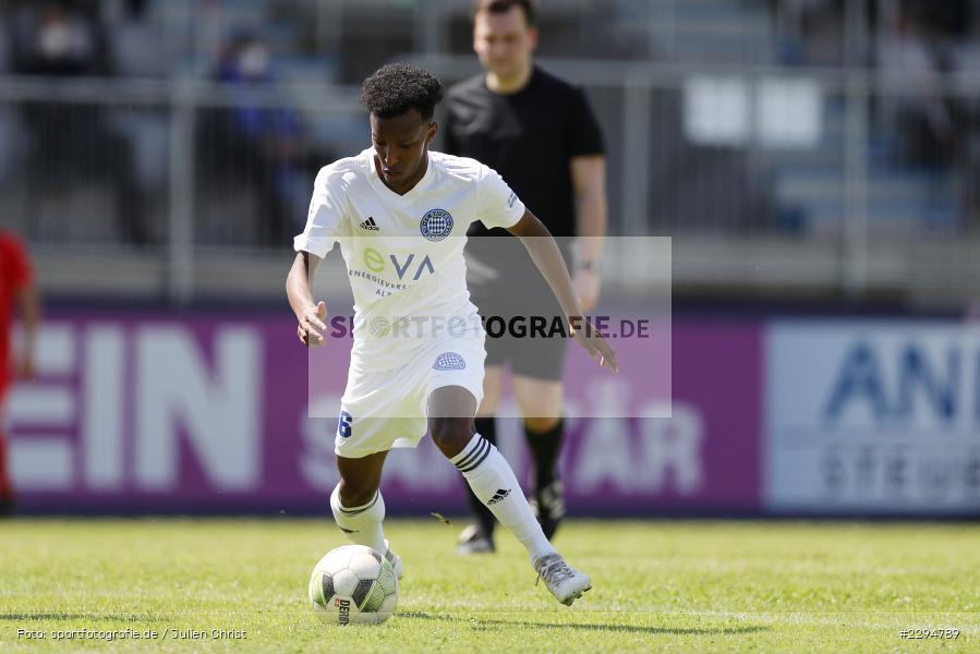 Henok Teklab, Main-Echo Arena, Alzenau, 29.05.2021, DFB, sport, action, Fussball, Deutschland, Mai 2021, Saison 2020/2021, KSV, FCB, 4. Liga, Regionalliga, Regionalliga Südwest, KSV Hessen Kassel, FC Bayern Alzenau - Bild-ID: 2294789 Henok Teklab, Main-Echo Arena, Alzenau, 29.05.2021, DFB, sport, action, Fussball, Deutschland, Mai 2021, Saison 2020/2021, KSV, FCB, 4. Liga, Regionalliga, Regionalliga Südwest, KSV Hessen Kassel, FC Bayern Alzenau - Bild-ID: 2294789