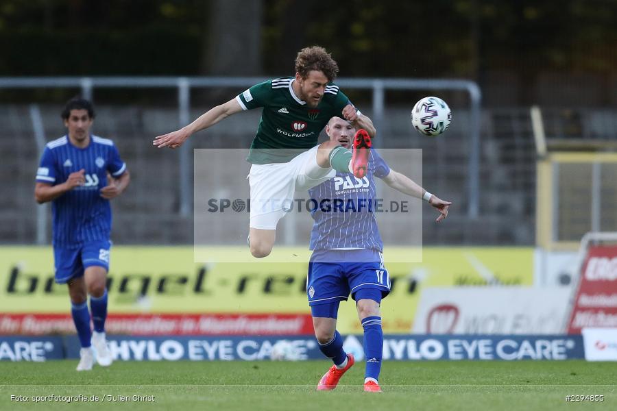 Raffael Cvijetkovic, David Grözinger, Willy-Sachs-Stadion, Schweinfurt, 01.06.2021, BFV, sport, action, Fussball, Deutschland, Juni 2021, Playoff, Play-Offs, 2019/2020, Regionalliga Bayern, FC05, SVA, Sportverein Viktoria 01 e. V, SV Viktoria Aschaffenburg, 1. FC Schweinfurt 05 - Bild-ID: 2294855
