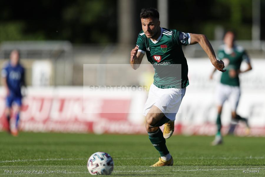 Amar Cekic, Willy-Sachs-Stadion, Schweinfurt, 01.06.2021, BFV, sport, action, Fussball, Deutschland, Juni 2021, Playoff, Play-Offs, 2019/2020, Regionalliga Bayern, FC05, SVA, Sportverein Viktoria 01 e. V, SV Viktoria Aschaffenburg, 1. FC Schweinfurt 05 - Bild-ID: 2294893