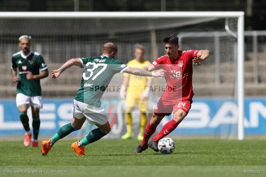 Ben Müller, Daniel Adlung, Willy-Sachs-Stadion, Schweinfurt, 05.06.2021, BFV, sport, action, Fussball, Deutschland, Juni 2021, Trostrunde, Ligapokal, Halbfinale, Regionalliga Bayern, TSV, FC05, TSV Aubstadt, 1. FC Schweinfurt 05 - Bild-ID: 2295022