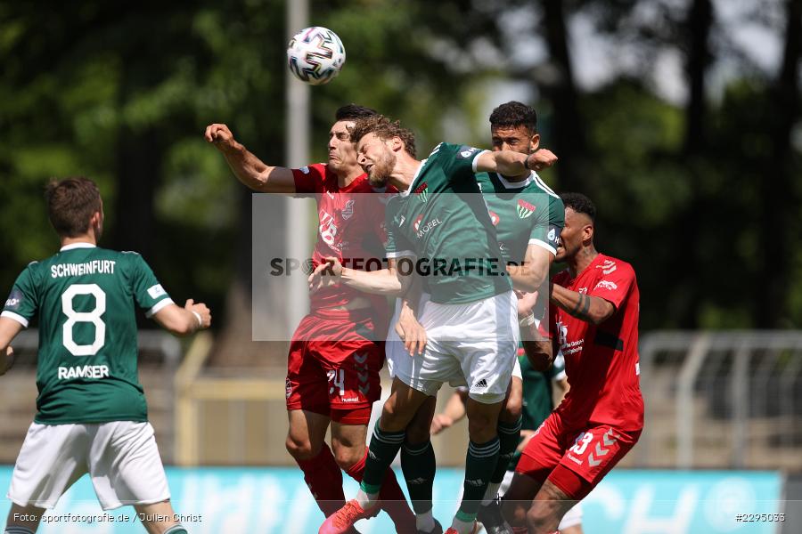 Ben Müller, David Grözinger, Willy-Sachs-Stadion, Schweinfurt, 05.06.2021, BFV, sport, action, Fussball, Deutschland, Juni 2021, Trostrunde, Ligapokal, Halbfinale, Regionalliga Bayern, TSV, FC05, TSV Aubstadt, 1. FC Schweinfurt 05 - Bild-ID: 2295033 Ben Müller, David Grözinger, Willy-Sachs-Stadion, Schweinfurt, 05.06.2021, BFV, sport, action, Fussball, Deutschland, Juni 2021, Trostrunde, Ligapokal, Halbfinale, Regionalliga Bayern, TSV, FC05, TSV Aubstadt, 1. FC Schweinfurt 05 - Bild-ID: 2295033