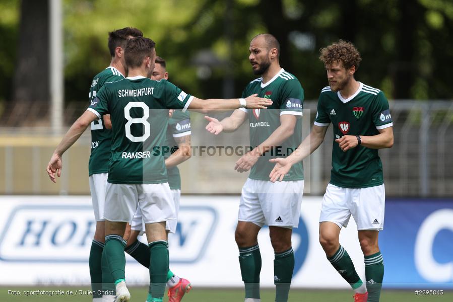 Torjubel, Adam Jabiri, Willy-Sachs-Stadion, Schweinfurt, 05.06.2021, BFV, sport, action, Fussball, Deutschland, Juni 2021, Trostrunde, Ligapokal, Halbfinale, Regionalliga Bayern, TSV, FC05, TSV Aubstadt, 1. FC Schweinfurt 05 - Bild-ID: 2295043 Torjubel, Adam Jabiri, Willy-Sachs-Stadion, Schweinfurt, 05.06.2021, BFV, sport, action, Fussball, Deutschland, Juni 2021, Trostrunde, Ligapokal, Halbfinale, Regionalliga Bayern, TSV, FC05, TSV Aubstadt, 1. FC Schweinfurt 05 - Bild-ID: 2295043