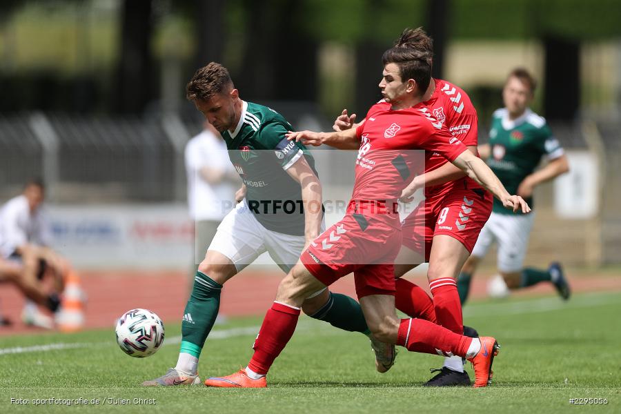 Lennart Seufert, Amar Suljic, Willy-Sachs-Stadion, Schweinfurt, 05.06.2021, BFV, sport, action, Fussball, Deutschland, Juni 2021, Trostrunde, Ligapokal, Halbfinale, Regionalliga Bayern, TSV, FC05, TSV Aubstadt, 1. FC Schweinfurt 05 - Bild-ID: 2295056 Lennart Seufert, Amar Suljic, Willy-Sachs-Stadion, Schweinfurt, 05.06.2021, BFV, sport, action, Fussball, Deutschland, Juni 2021, Trostrunde, Ligapokal, Halbfinale, Regionalliga Bayern, TSV, FC05, TSV Aubstadt, 1. FC Schweinfurt 05 - Bild-ID: 2295056