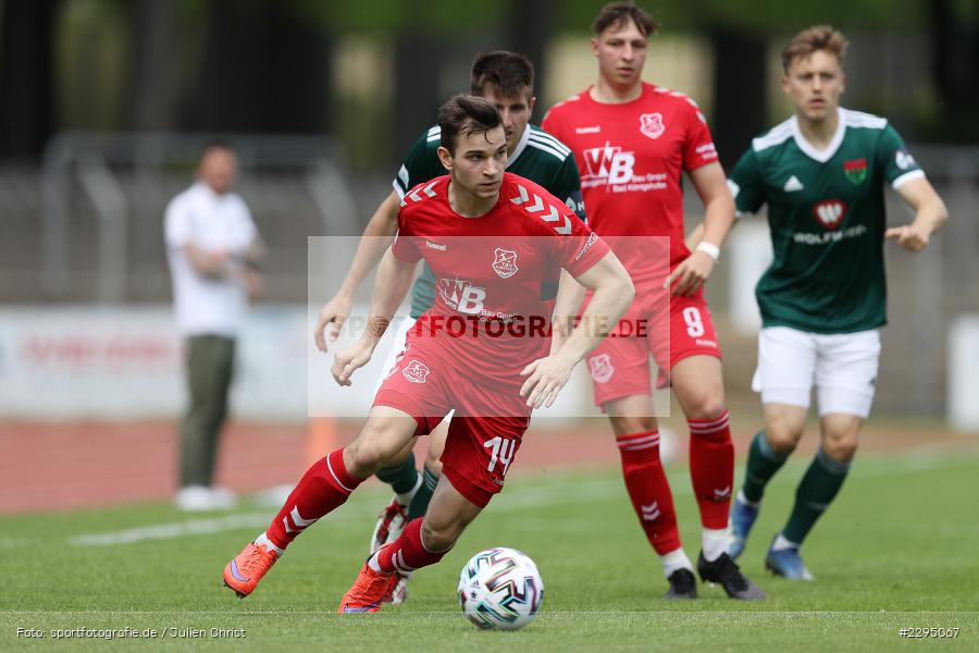 Lennart Seufert, Willy-Sachs-Stadion, Schweinfurt, 05.06.2021, BFV, sport, action, Fussball, Deutschland, Juni 2021, Trostrunde, Ligapokal, Halbfinale, Regionalliga Bayern, TSV, FC05, TSV Aubstadt, 1. FC Schweinfurt 05 - Bild-ID: 2295067