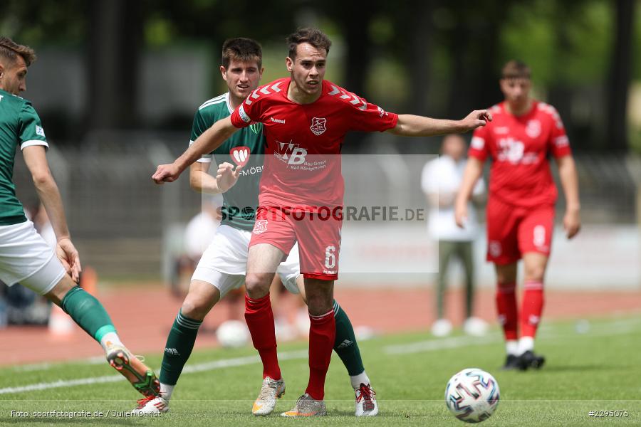 Marcel Volkmuth, Willy-Sachs-Stadion, Schweinfurt, 05.06.2021, BFV, sport, action, Fussball, Deutschland, Juni 2021, Trostrunde, Ligapokal, Halbfinale, Regionalliga Bayern, TSV, FC05, TSV Aubstadt, 1. FC Schweinfurt 05 - Bild-ID: 2295076 Marcel Volkmuth, Willy-Sachs-Stadion, Schweinfurt, 05.06.2021, BFV, sport, action, Fussball, Deutschland, Juni 2021, Trostrunde, Ligapokal, Halbfinale, Regionalliga Bayern, TSV, FC05, TSV Aubstadt, 1. FC Schweinfurt 05 - Bild-ID: 2295076