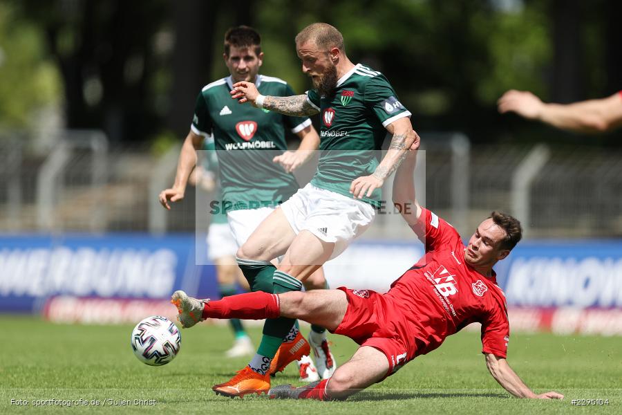 Marcel Volkmuth, Daniel Adlung, Willy-Sachs-Stadion, Schweinfurt, 05.06.2021, BFV, sport, action, Fussball, Deutschland, Juni 2021, Trostrunde, Ligapokal, Halbfinale, Regionalliga Bayern, TSV, FC05, TSV Aubstadt, 1. FC Schweinfurt 05 - Bild-ID: 2295104 Marcel Volkmuth, Daniel Adlung, Willy-Sachs-Stadion, Schweinfurt, 05.06.2021, BFV, sport, action, Fussball, Deutschland, Juni 2021, Trostrunde, Ligapokal, Halbfinale, Regionalliga Bayern, TSV, FC05, TSV Aubstadt, 1. FC Schweinfurt 05 - Bild-ID: 2295104