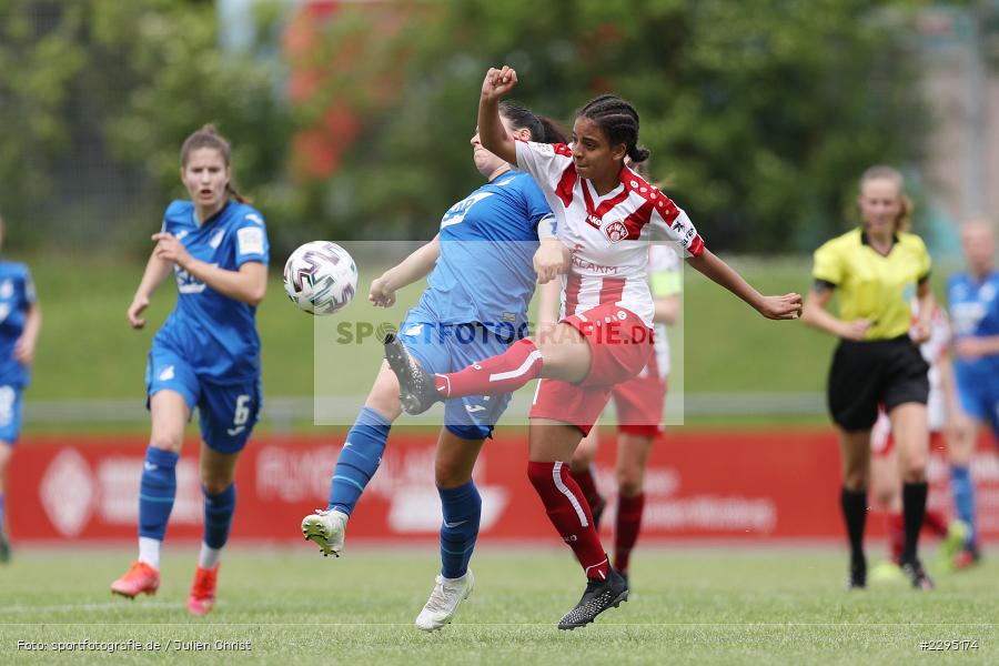Jeanette Harttung, Mayalu Ann Rausch, Soccergirl Sportpark, Würzburg, 06.06.2021, DFL, sport, action, Fussball, Deutschland, Juni 2021, Saison 2020/2021, TSG, FWK, Frauen, Süd, 2. Frauen-Bundesliga, TSG Hoffenheim U20, FC Würzburger Kickers - Bild-ID: 2295174 Jeanette Harttung, Mayalu Ann Rausch, Soccergirl Sportpark, Würzburg, 06.06.2021, DFL, sport, action, Fussball, Deutschland, Juni 2021, Saison 2020/2021, TSG, FWK, Frauen, Süd, 2. Frauen-Bundesliga, TSG Hoffenheim U20, FC Würzburger Kickers - Bild-ID: 2295174