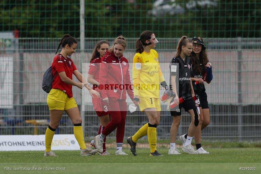 Torwart Lara Wagner, Johanna Popp, Soccergirl Sportpark, Würzburg, 06.06.2021, DFL, sport, action, Fussball, Deutschland, Juni 2021, Saison 2020/2021, TSG, FWK, Frauen, Süd, 2. Frauen-Bundesliga, TSG Hoffenheim U20, FC Würzburger Kickers - Bild-ID: 2295202 Torwart Lara Wagner, Johanna Popp, Soccergirl Sportpark, Würzburg, 06.06.2021, DFL, sport, action, Fussball, Deutschland, Juni 2021, Saison 2020/2021, TSG, FWK, Frauen, Süd, 2. Frauen-Bundesliga, TSG Hoffenheim U20, FC Würzburger Kickers - Bild-ID: 2295202